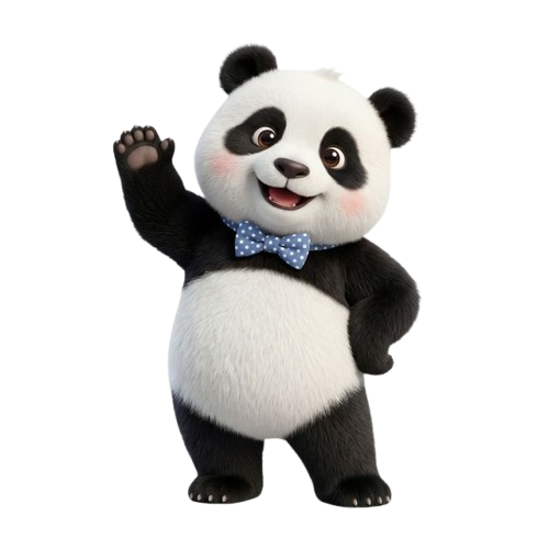 Panda Mascote Nixx Kids 🐼